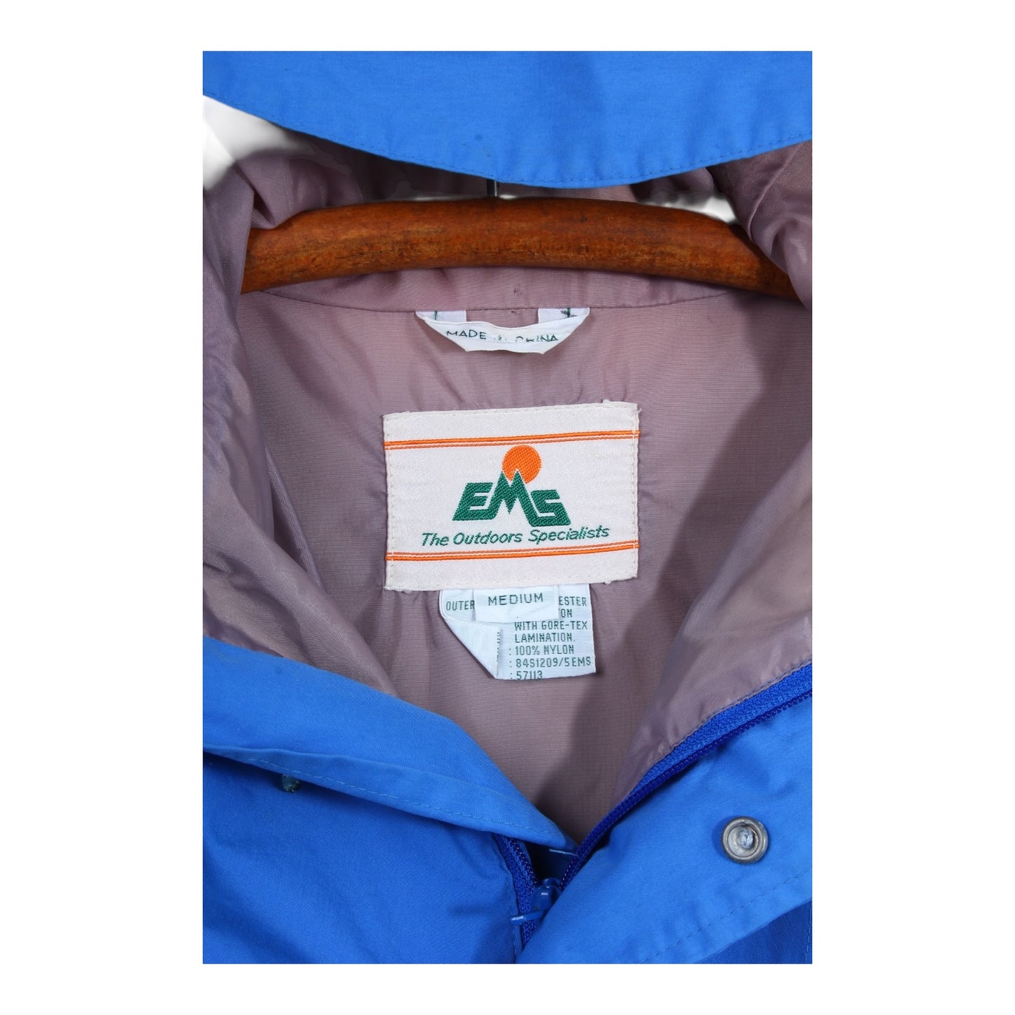 1985 EMS anorak pullover goretex jacket medium