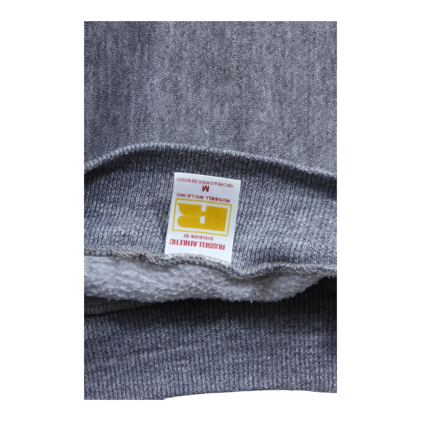 70s Russell wolf hockey hoodie Small