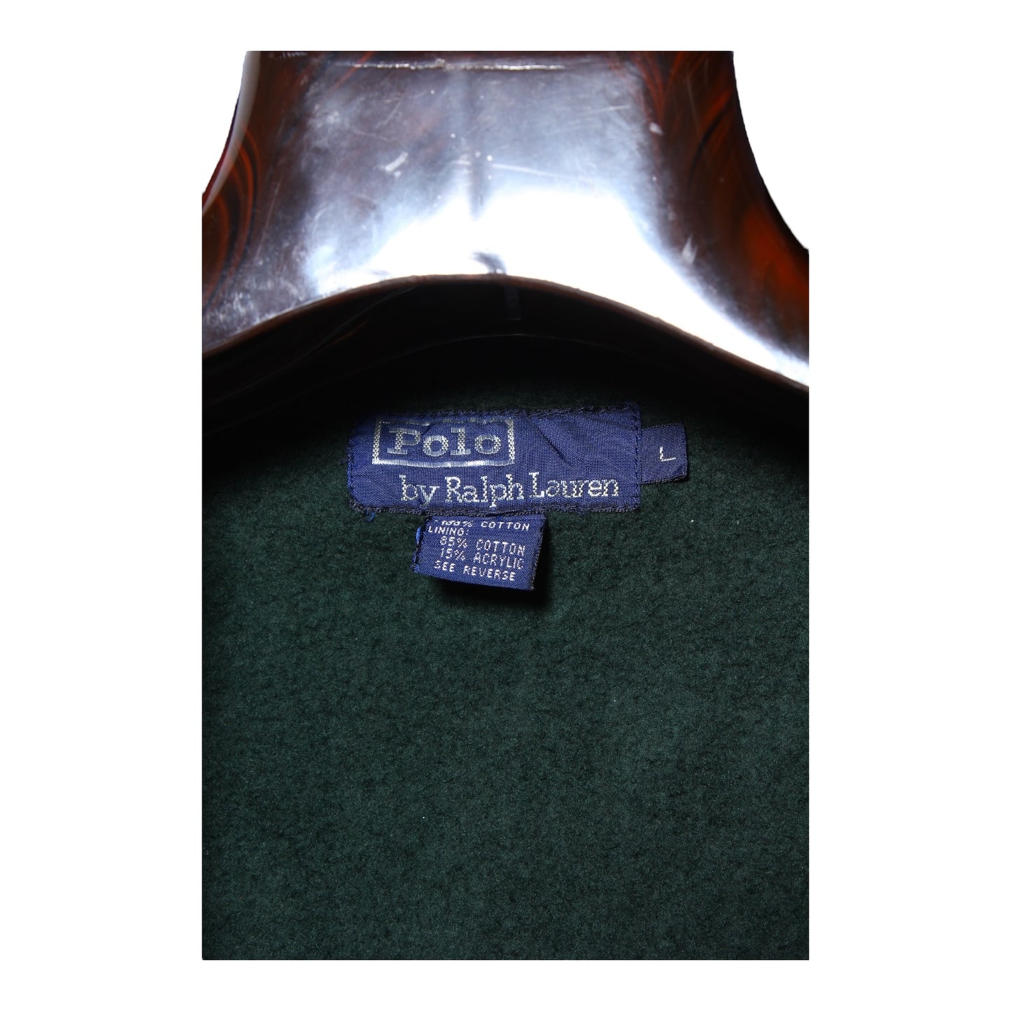 90s Polo Ralph Lauren cotton puffer jacket large