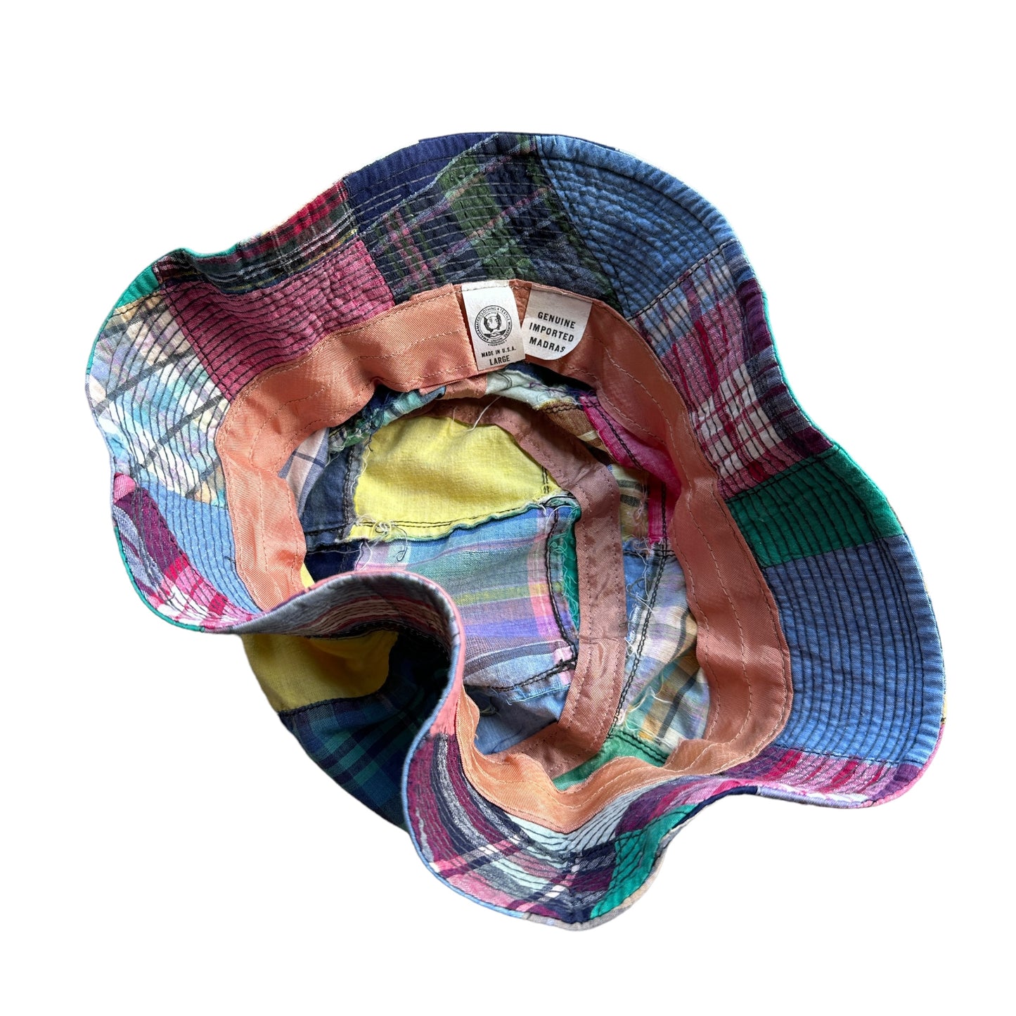 70s Madras bucket hat