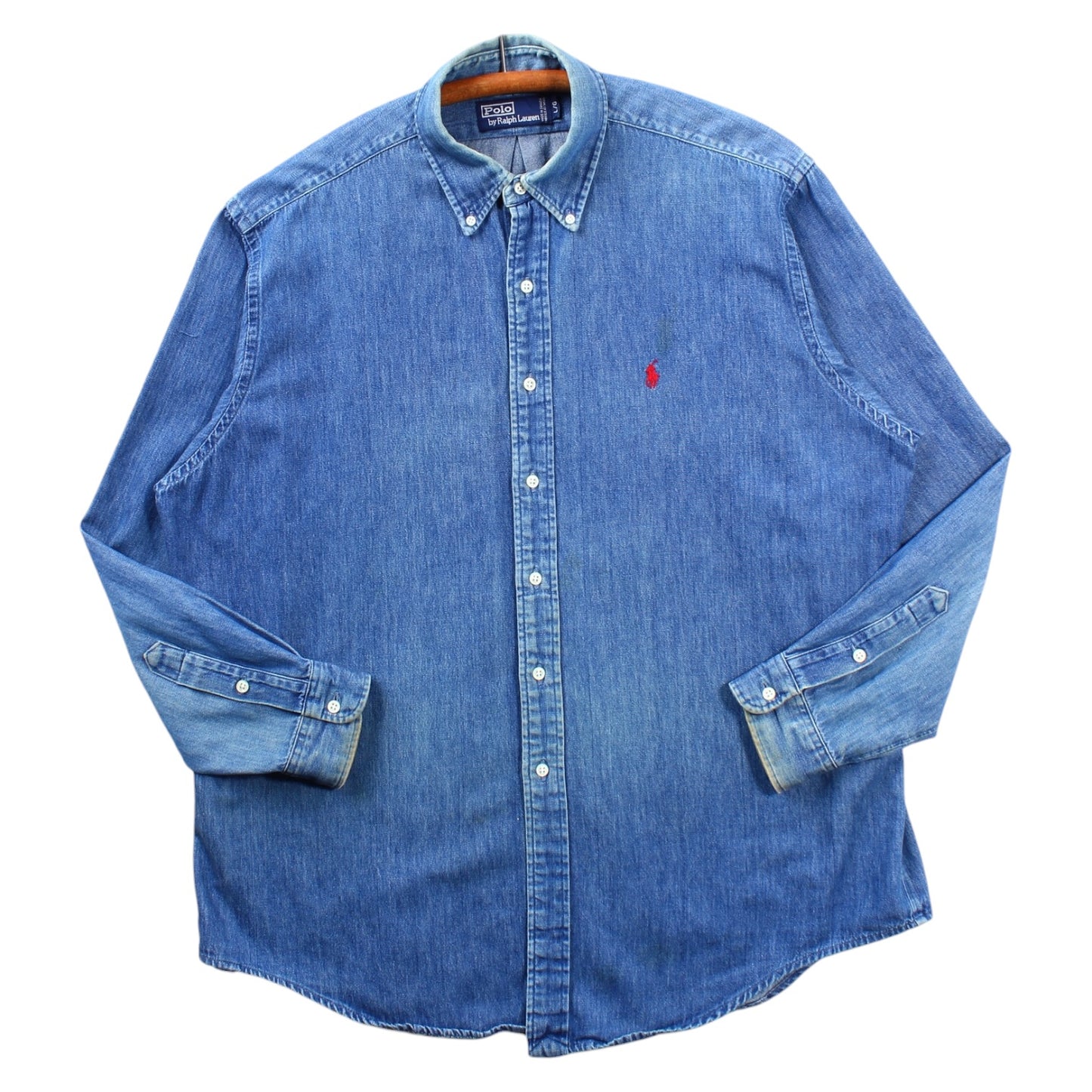 90s Polo Ralph Lauren denim shirt XL