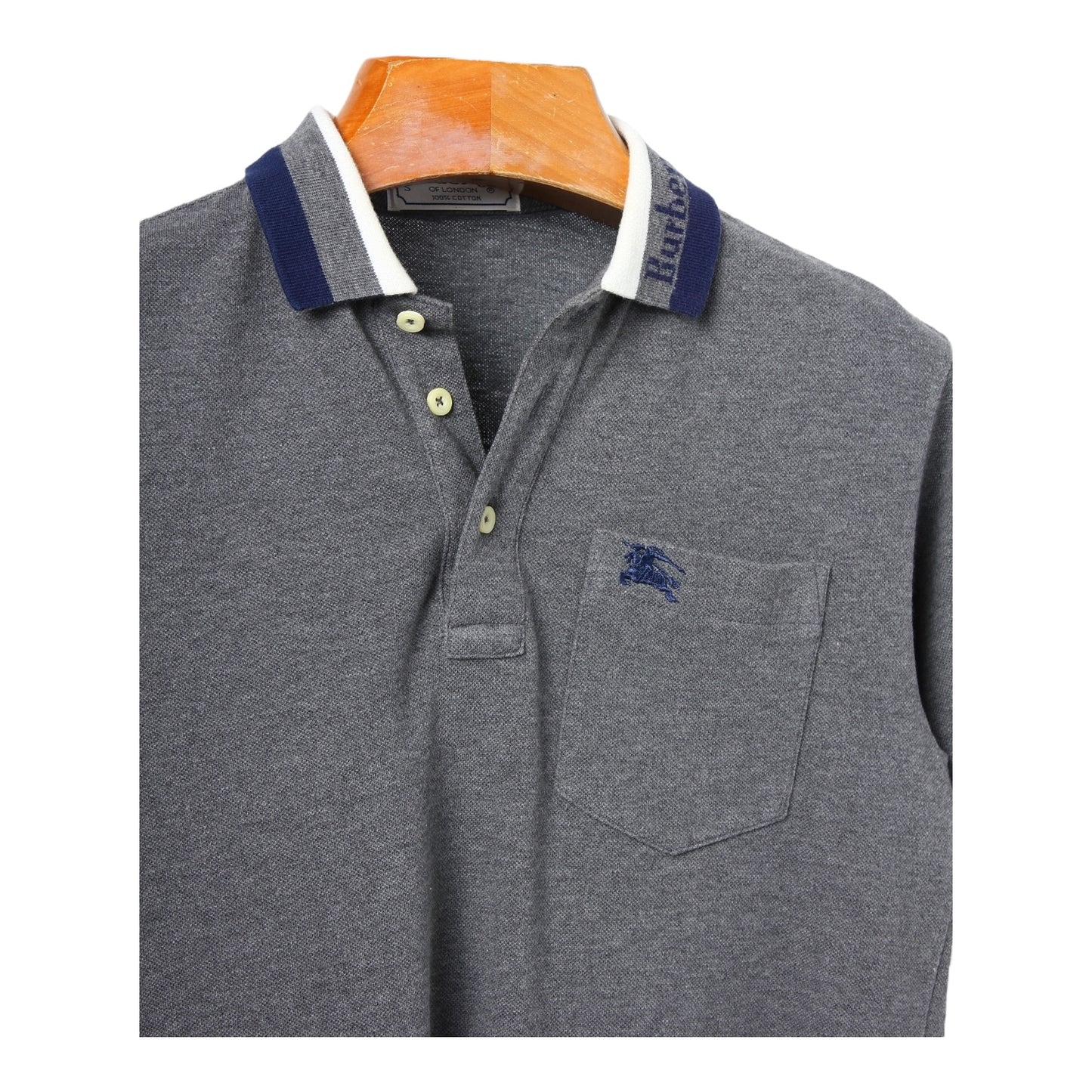 80s Burberry polo small