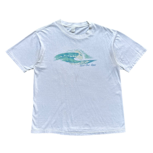 90s Save our seas tee medium