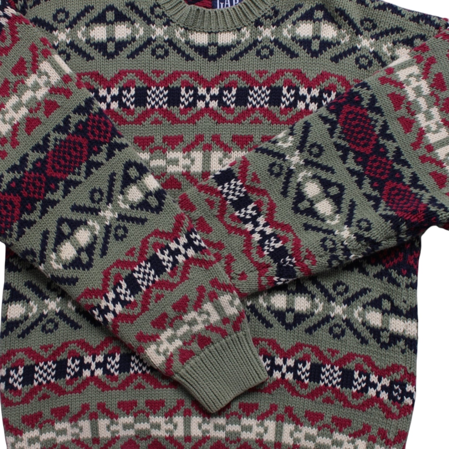 90s Cotton gap sweater large