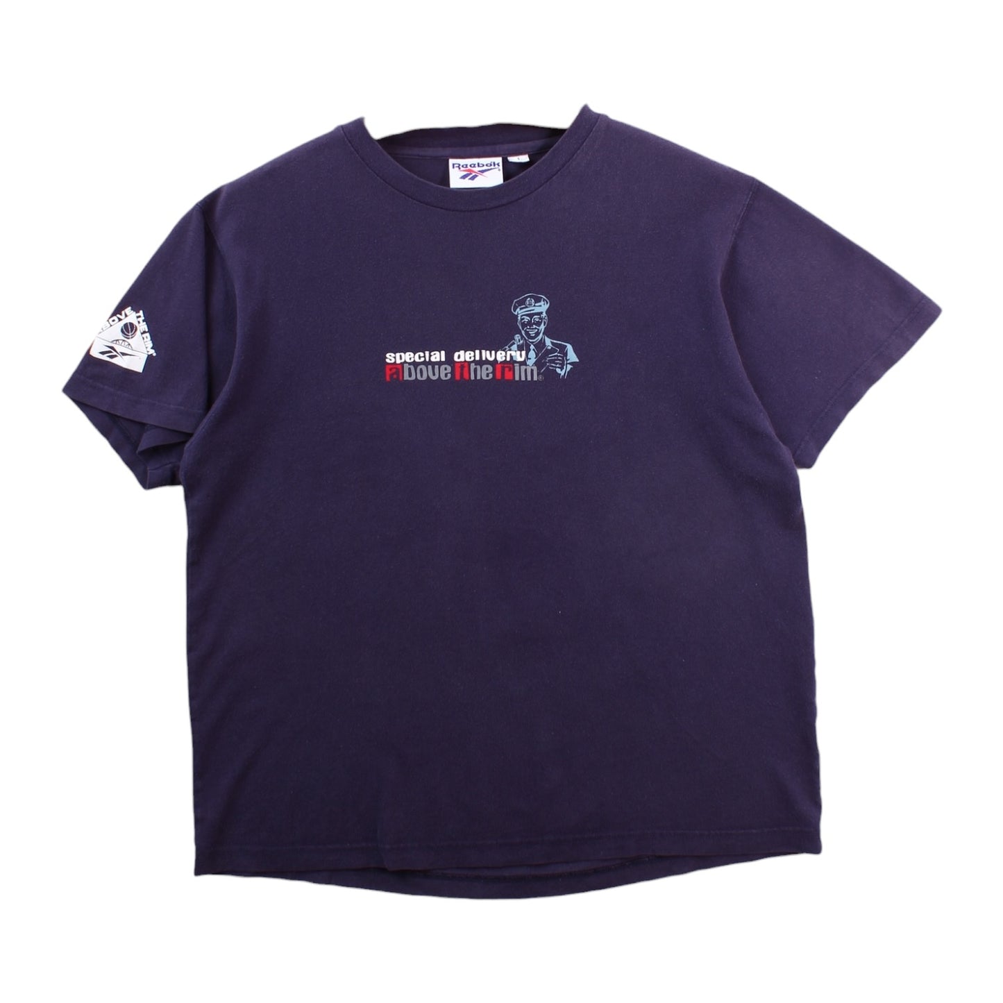 90s above the rim reebok tee large basketball