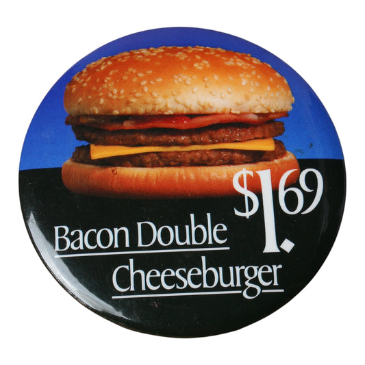 80s Mcdonald’s Pin bacon double cheeseburger