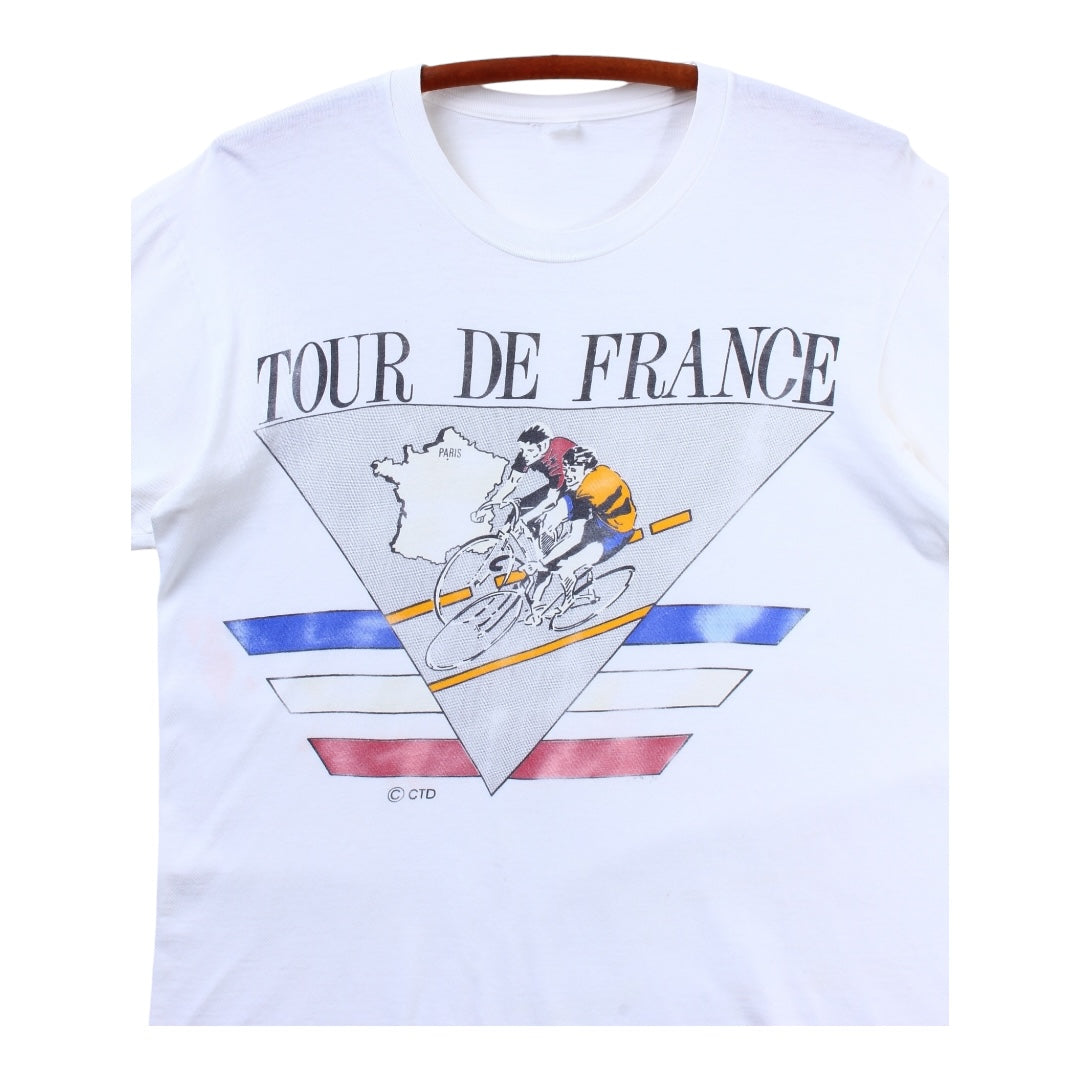 80s Tour de france tee medium