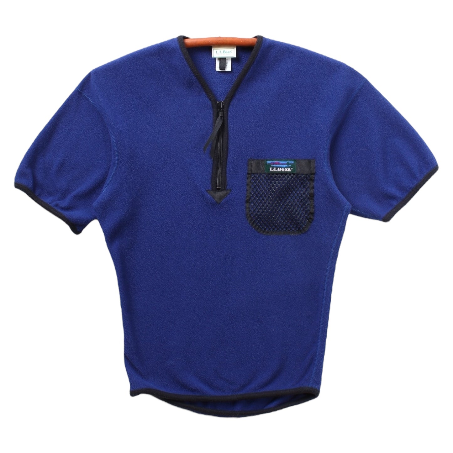 90s LL Bean short sleeve fleece paddling shirt Small