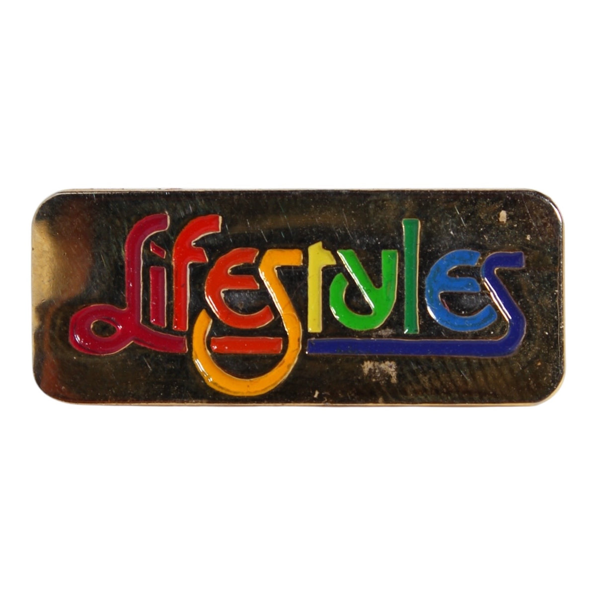 80s Lifestyles condoms pin