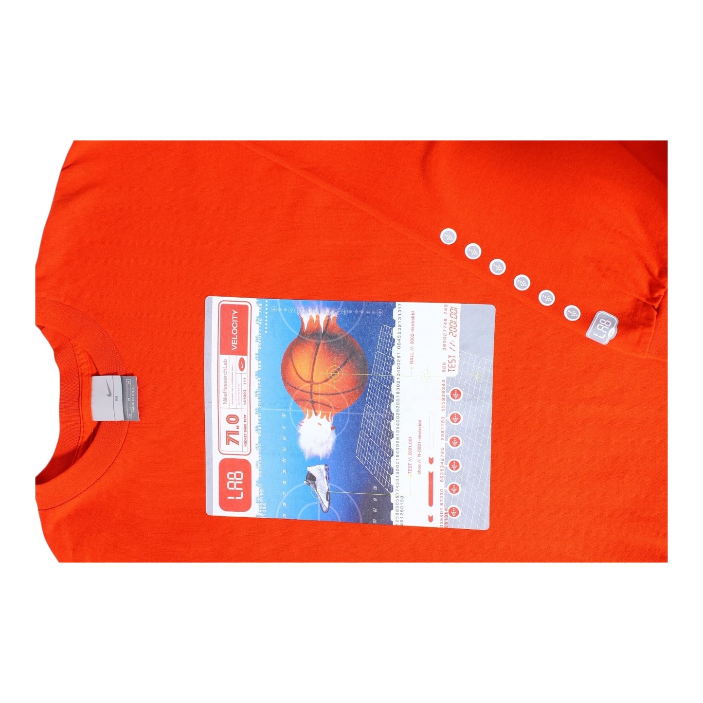 2001 Nike rocket shoe test long sleeve tee medium