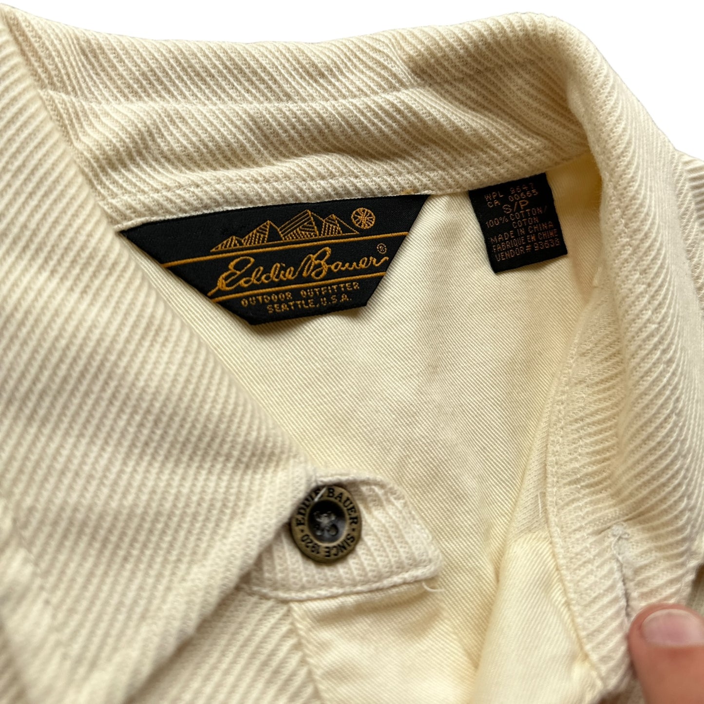 90s Eddie Bauer cotton pullover Small