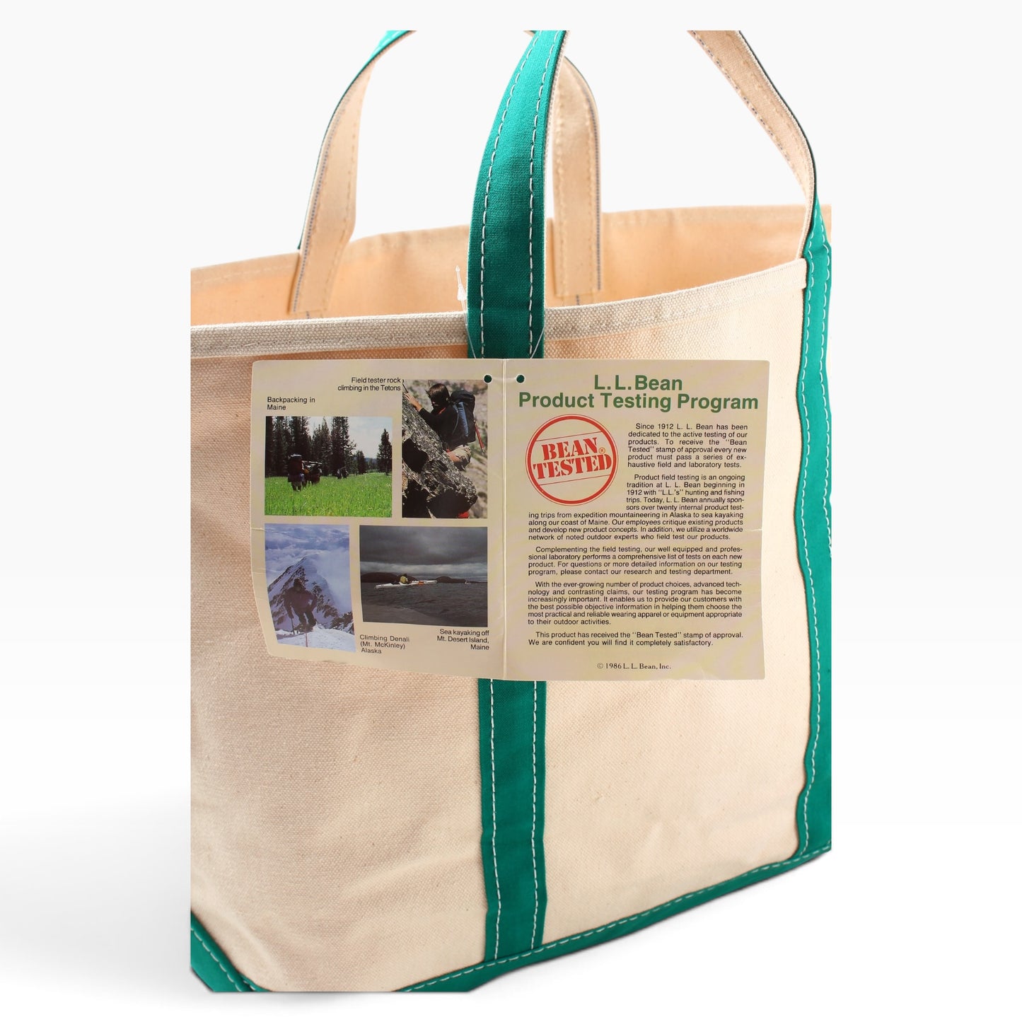 80s LL Bean boat and tote