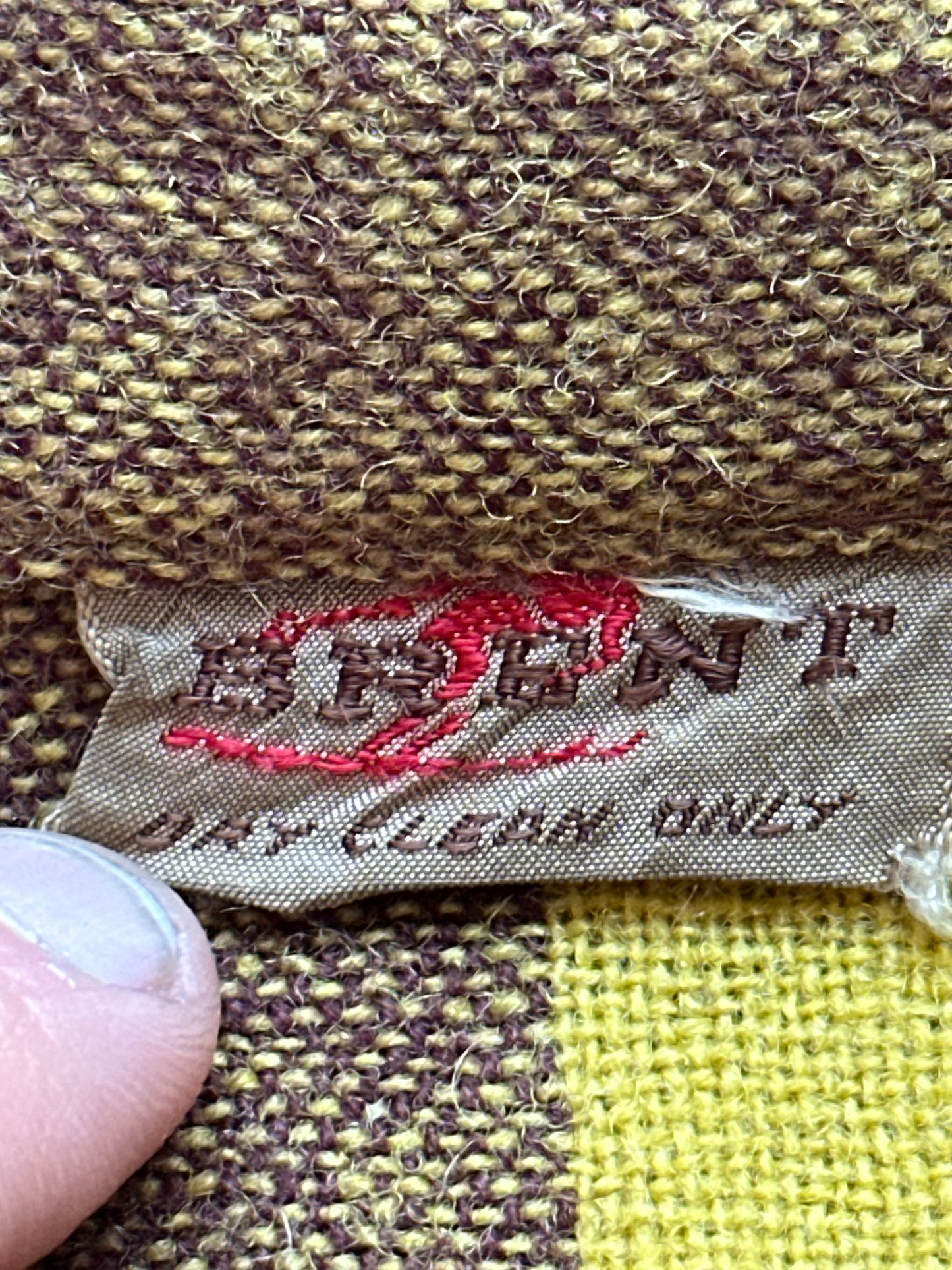 60s Brent ski wool camp shirt Small