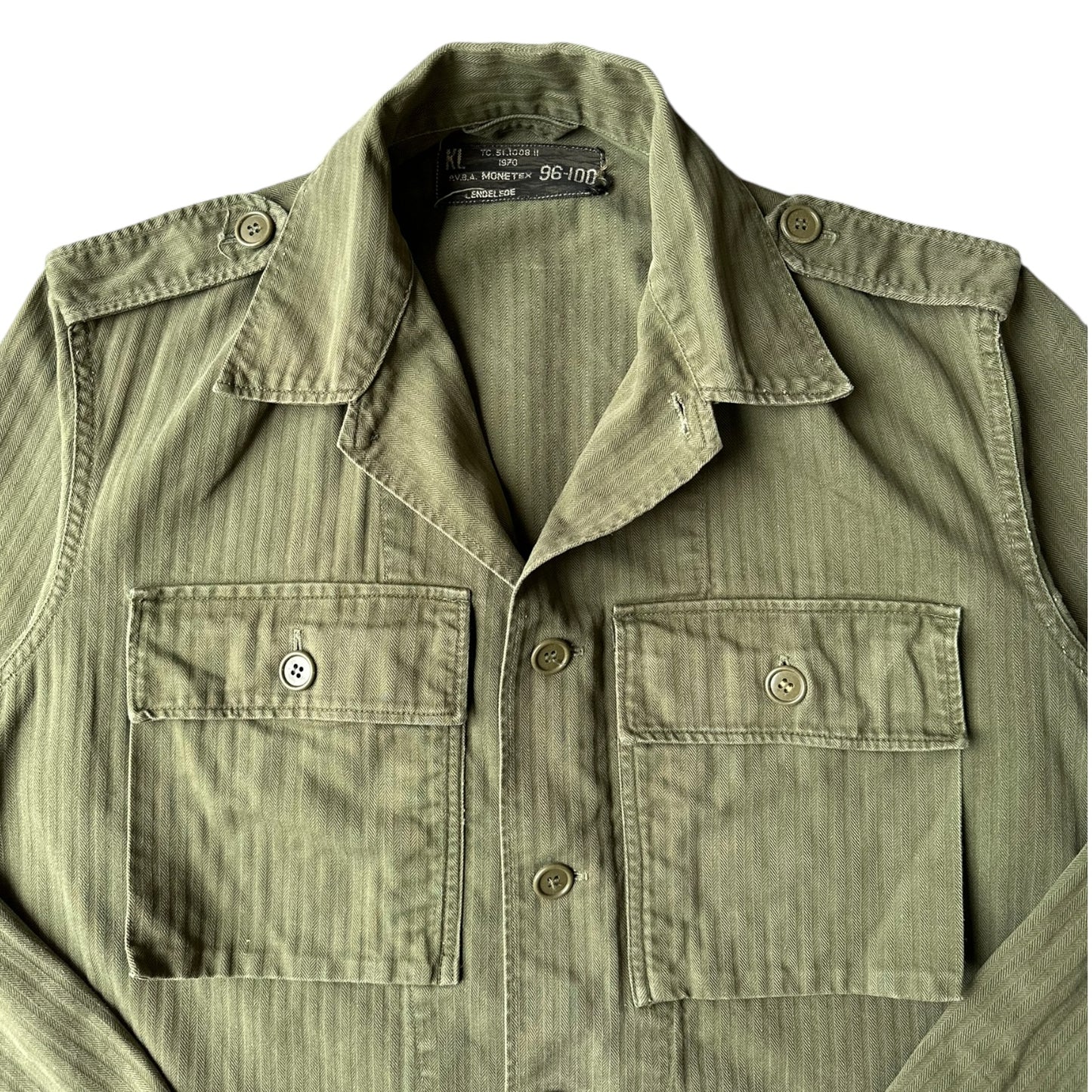 1970 HBT military shirt Medium