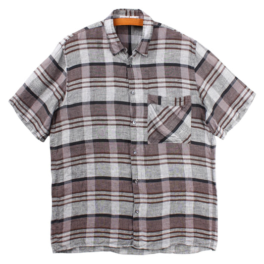 Made in italy linen button up shirt medium