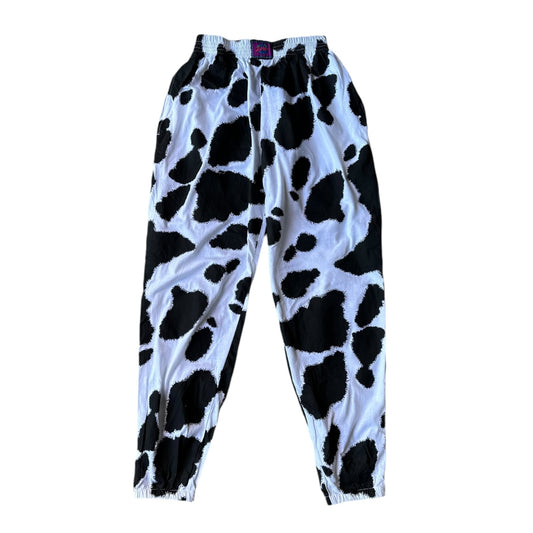 Cow print pants M/L