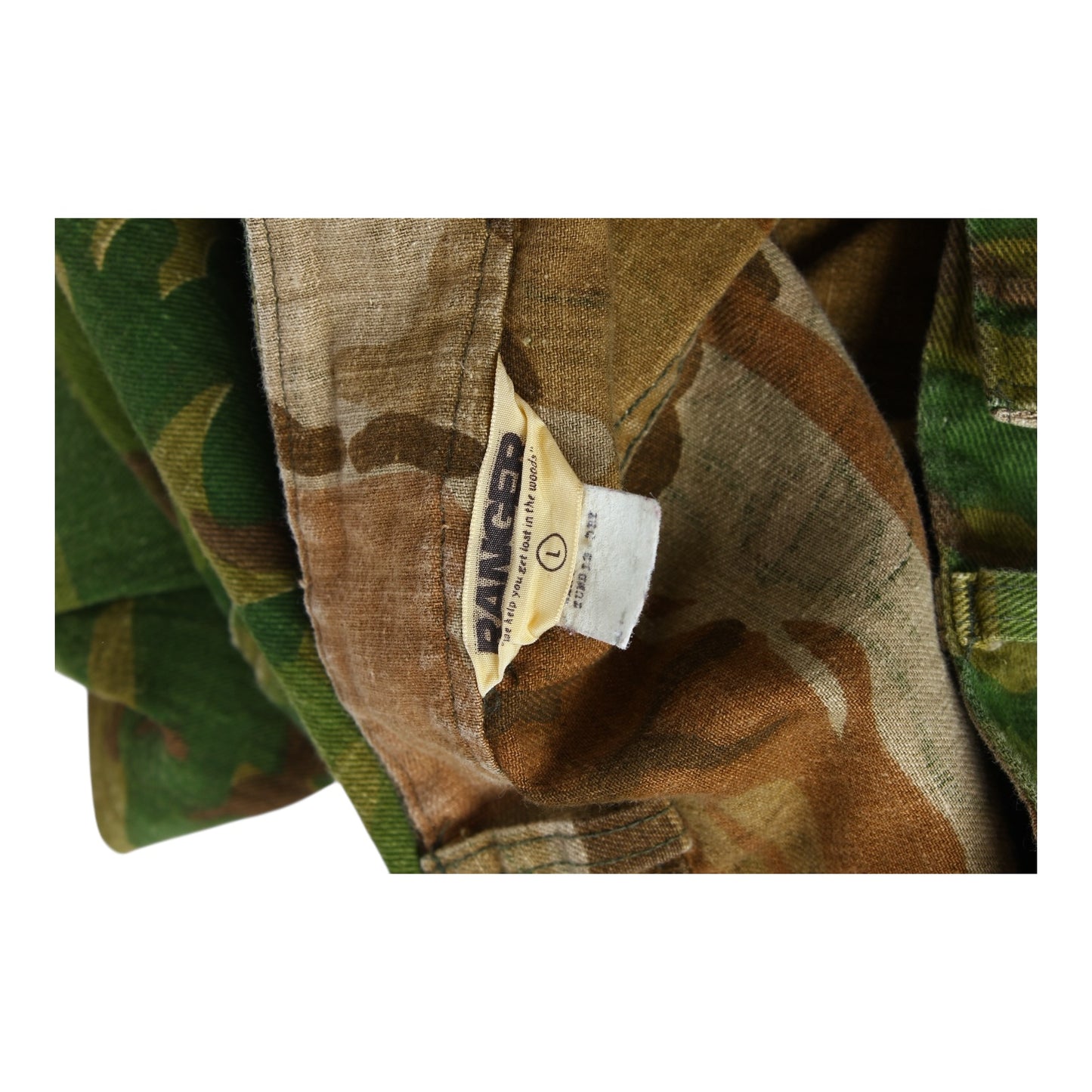 70s frog skin reversible camo cargo pant 34/29