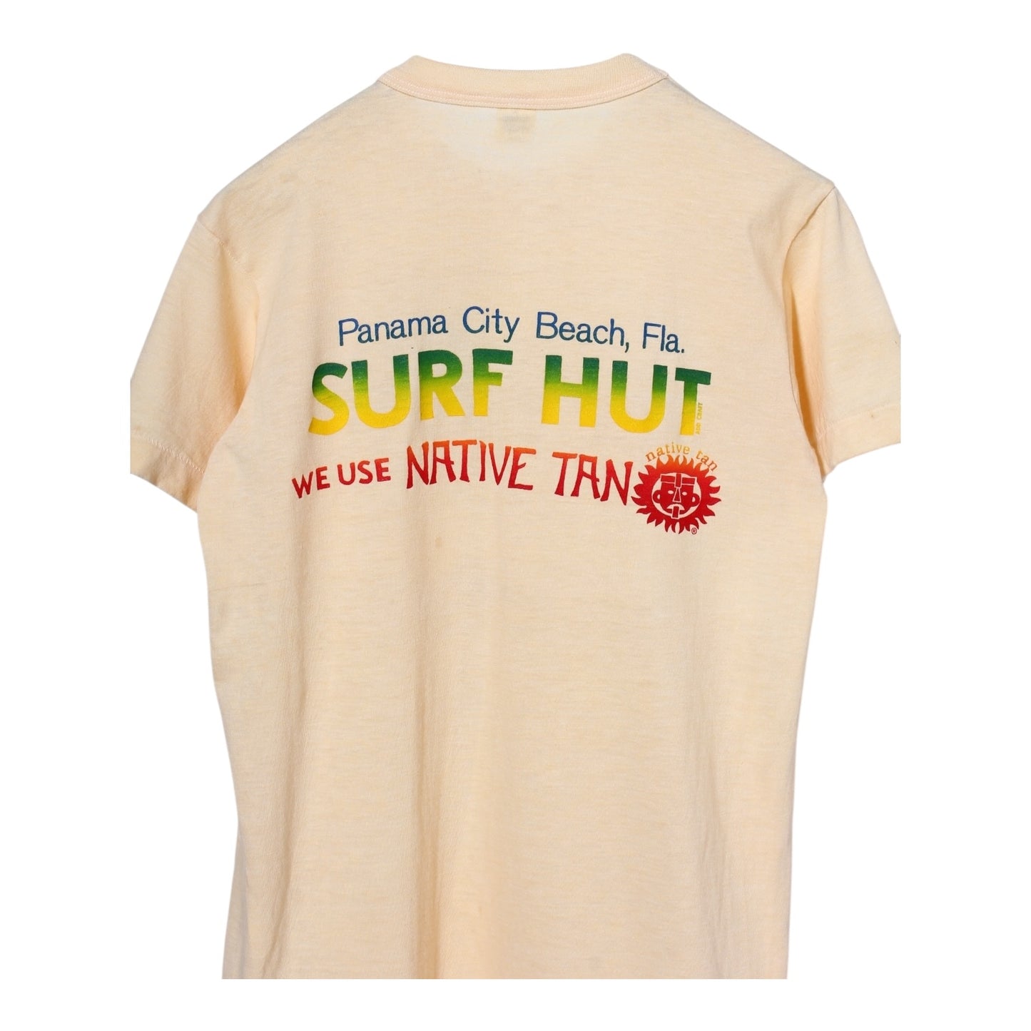 70s Surf hut tee panama city Small