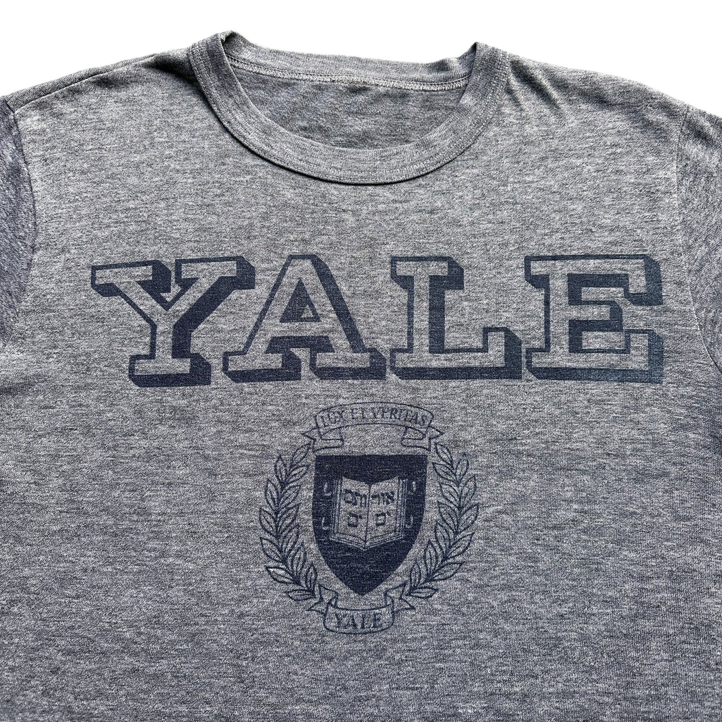 70s 80s Yale water print tee medium