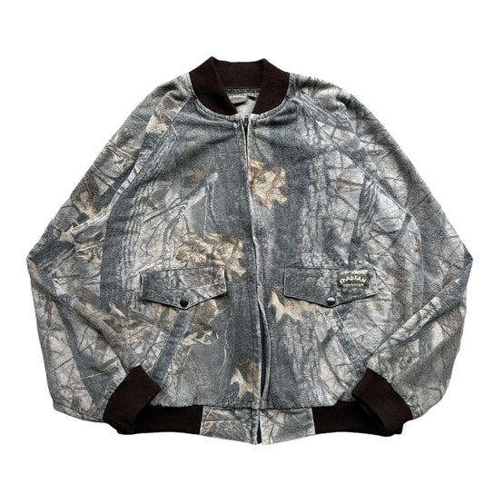 90s cotton camo bomber jacket L/XL