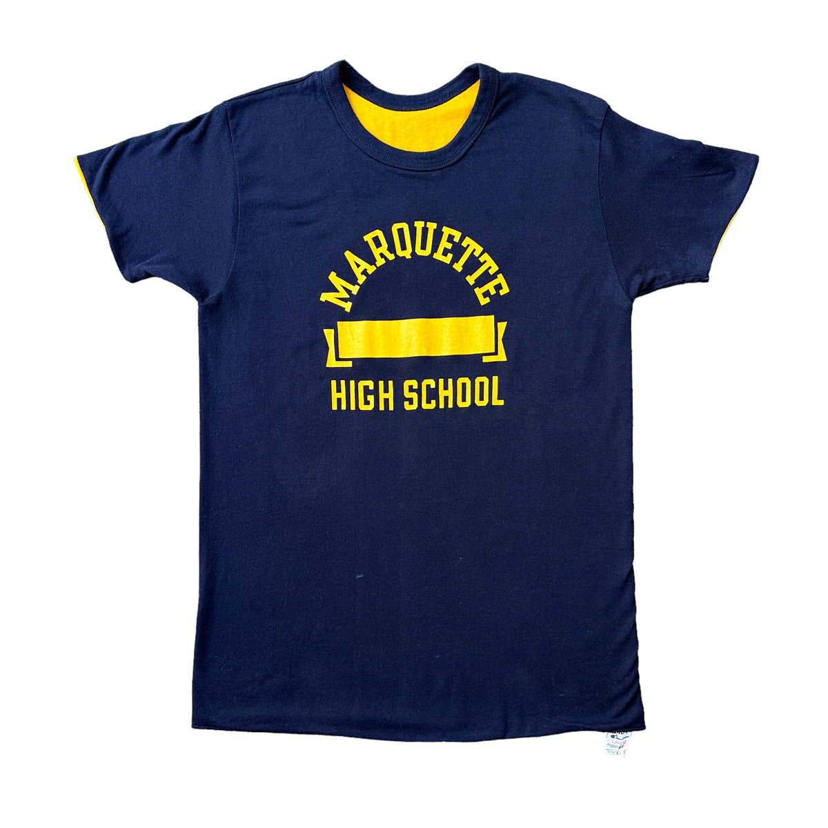 80s Champion double face two ply reversible shirt marquette M/L 