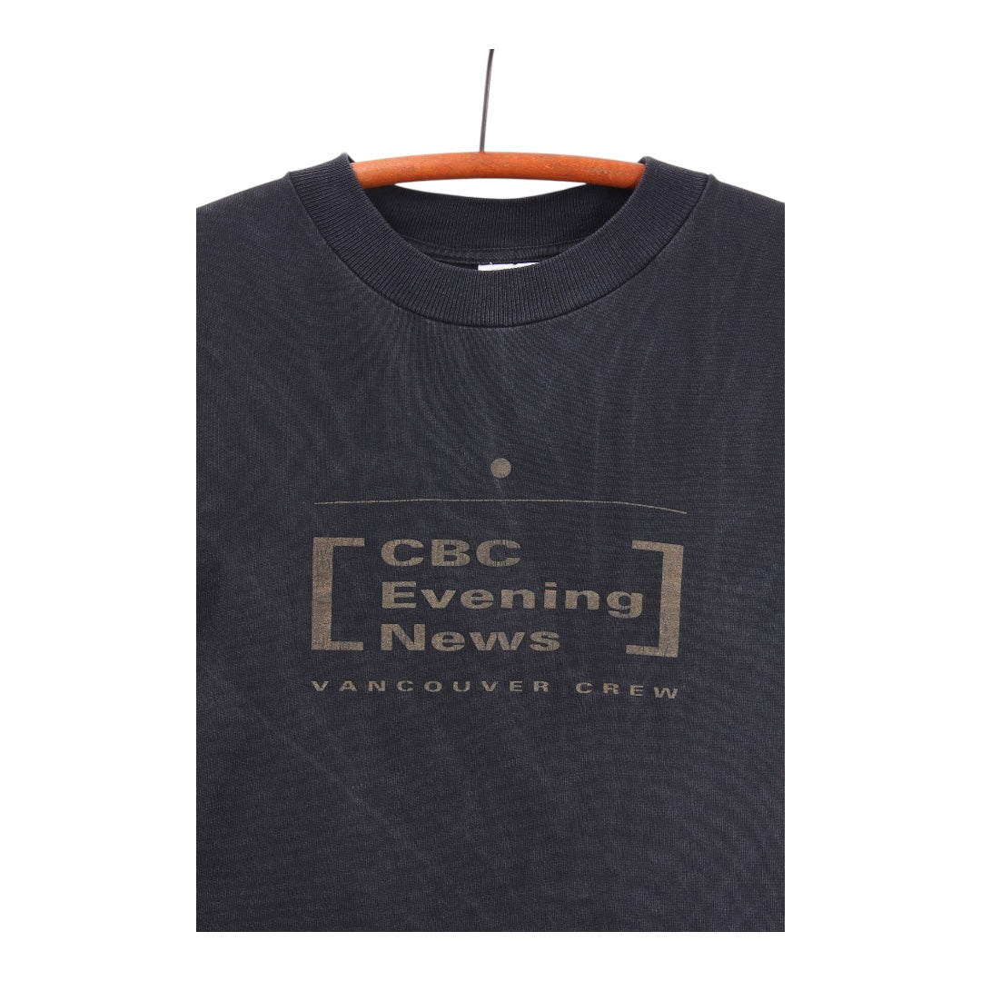 90s CBC news tee large