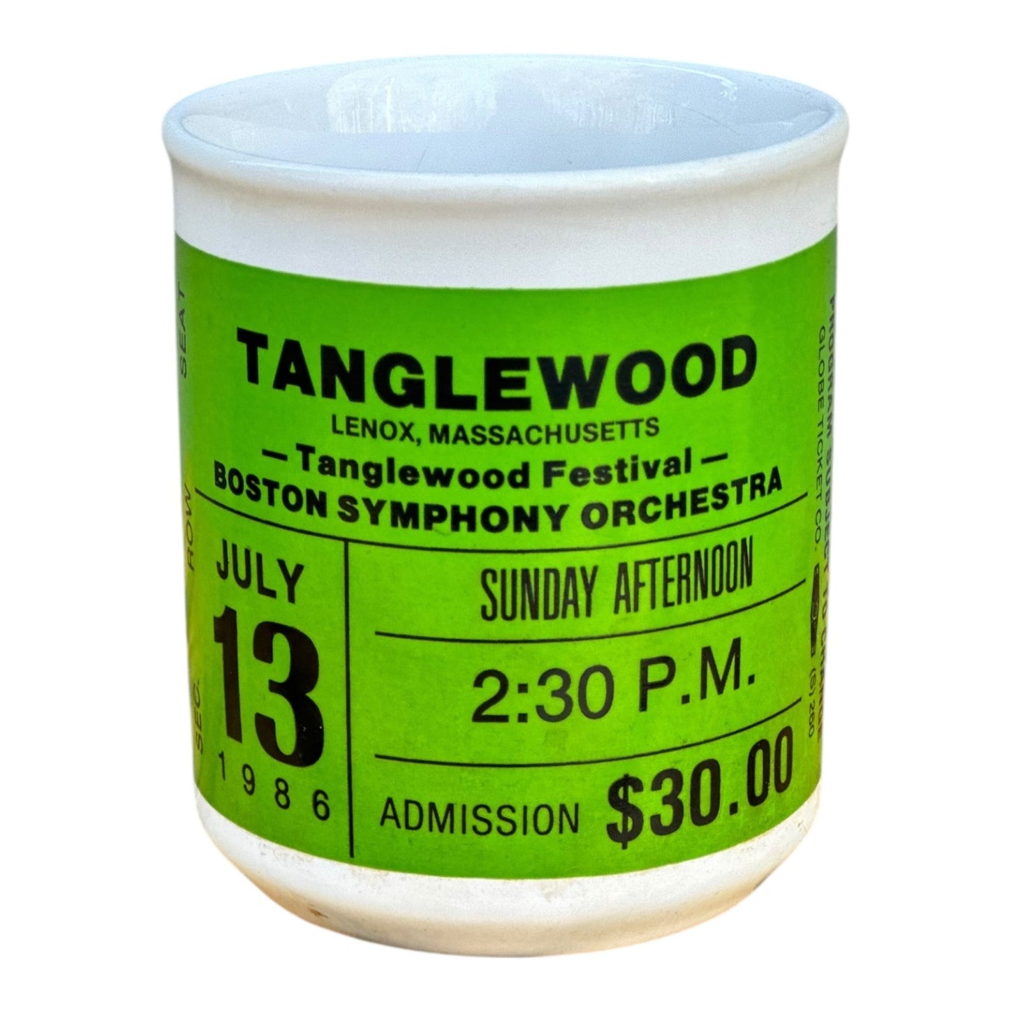 1986 Tanglewood mug boston symphony