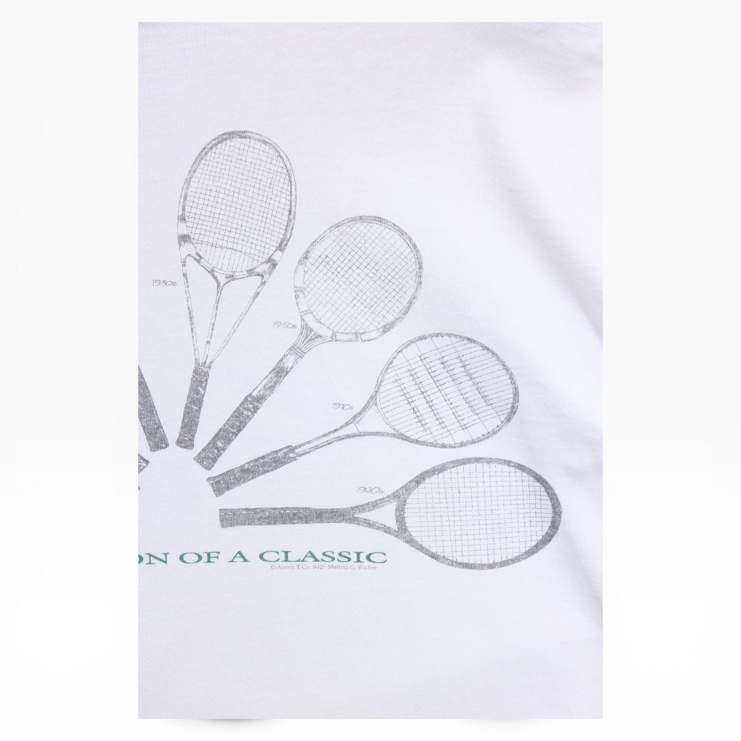 90s Evolution of a classic tennis shirt medium