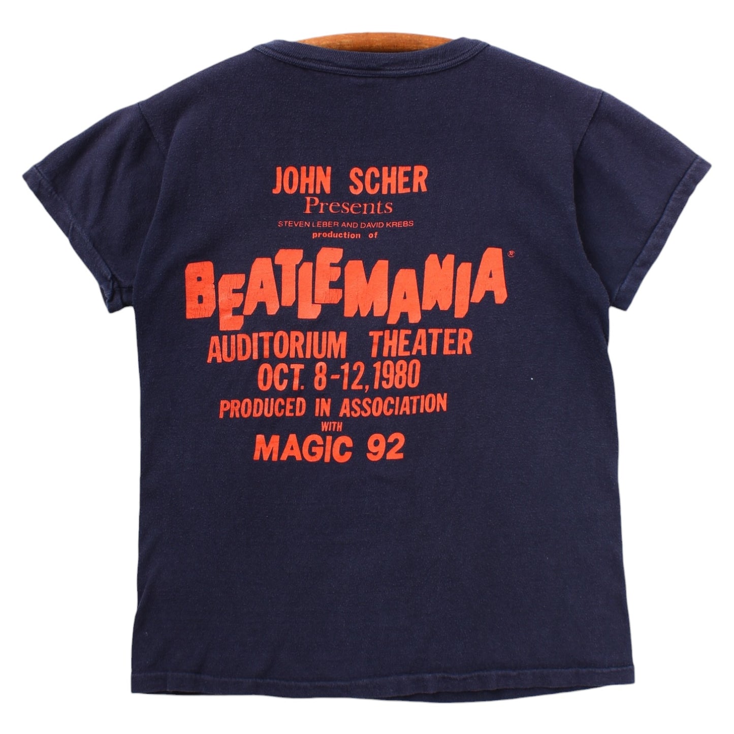 1980 Beatlemania tee magic 92fm Small