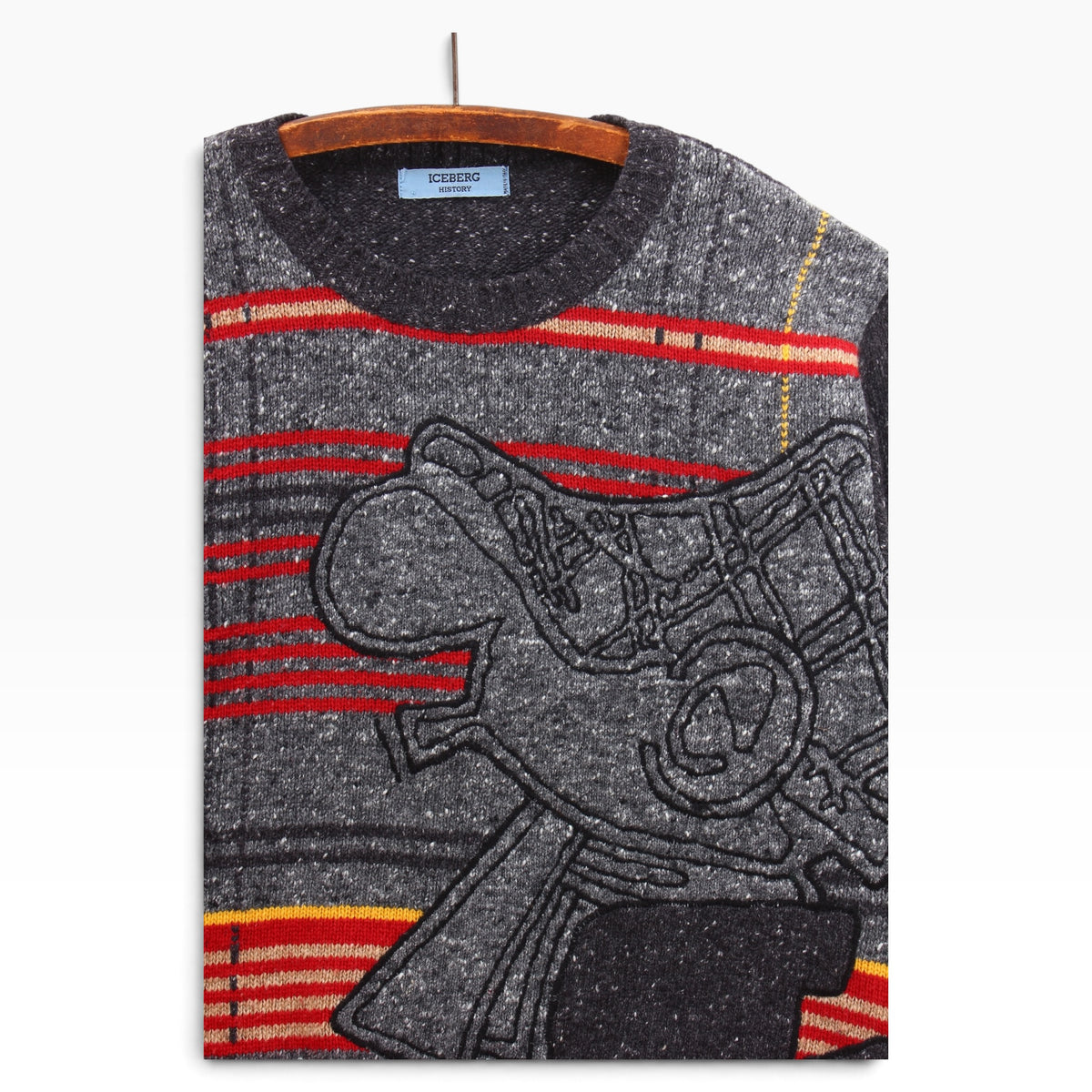 90s Iceberg history sweater Made in italy🇮🇹 medium