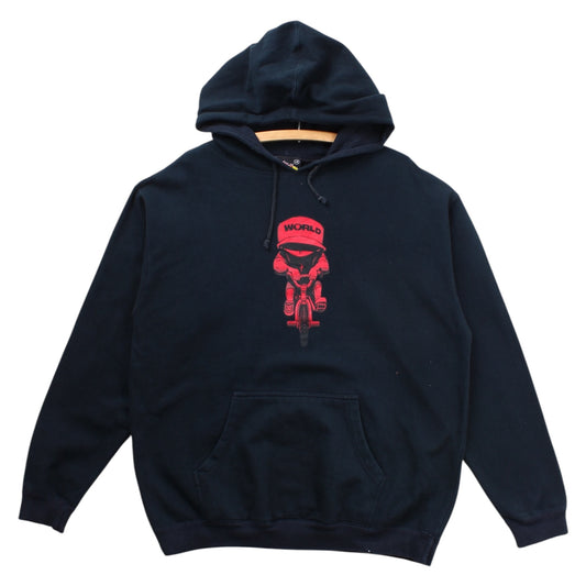 90s World industries hoodie XL