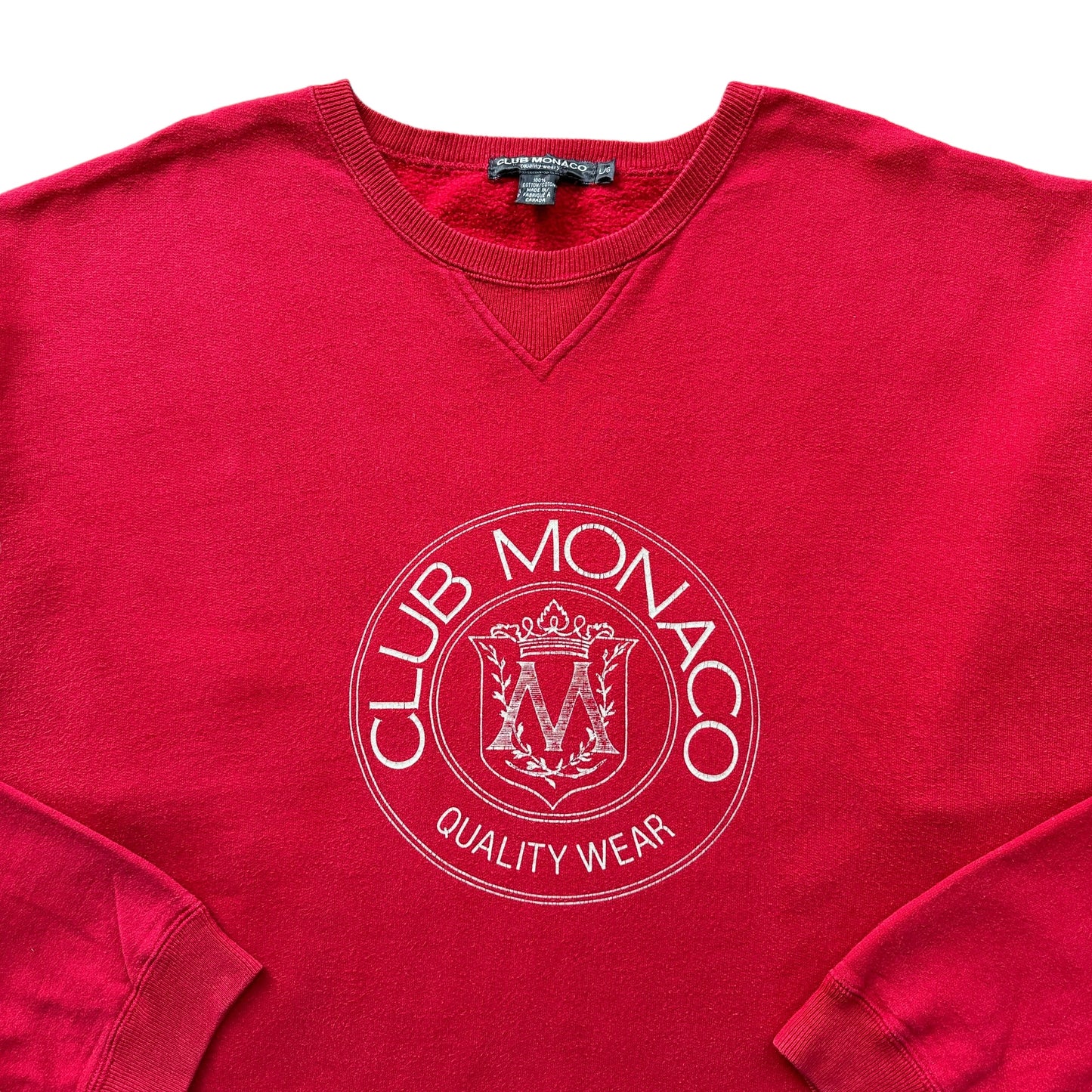 Club monaco crewneck Made in canada🇨🇦 large