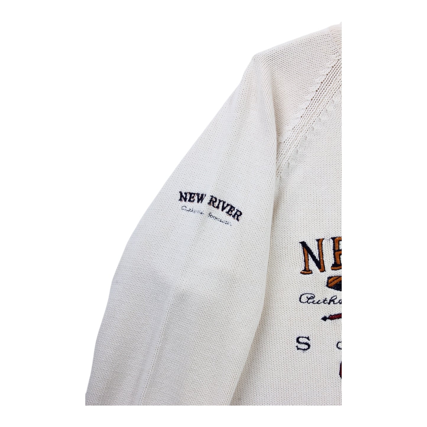 New river crew cotton rollneck sweater large