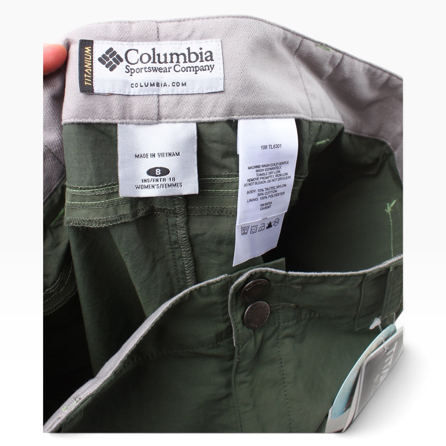 Columbia titanium capri 34/17