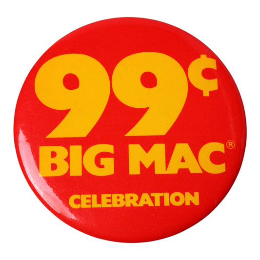 80s Mcdonald’s pin 
99 cents big mac