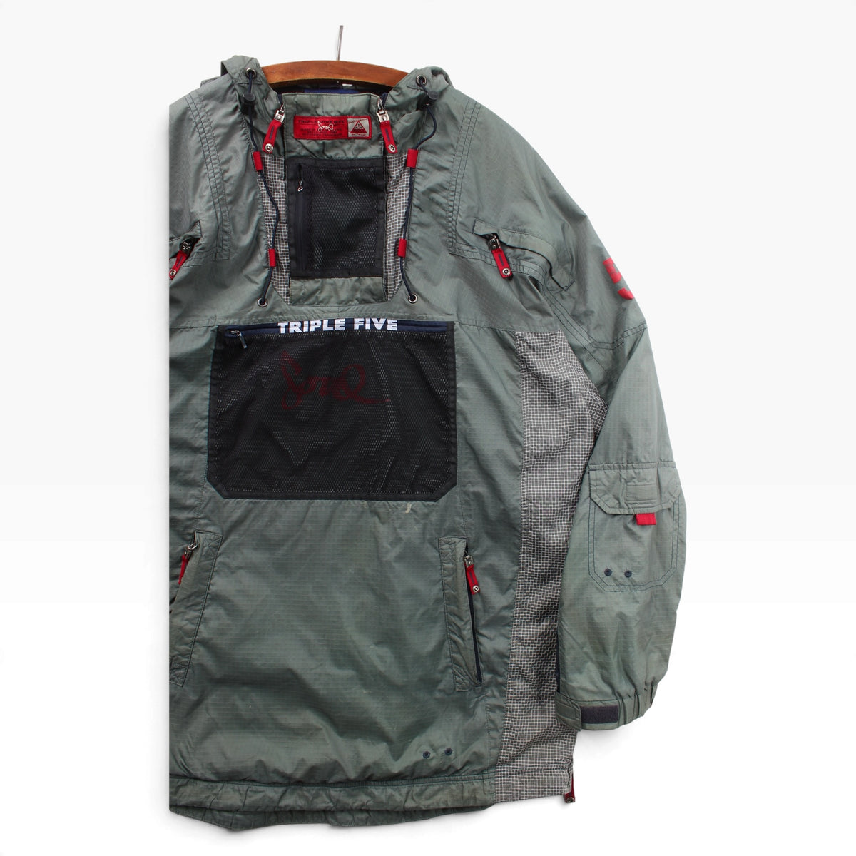 2000s Triple five soul pullover techy jacket XXL