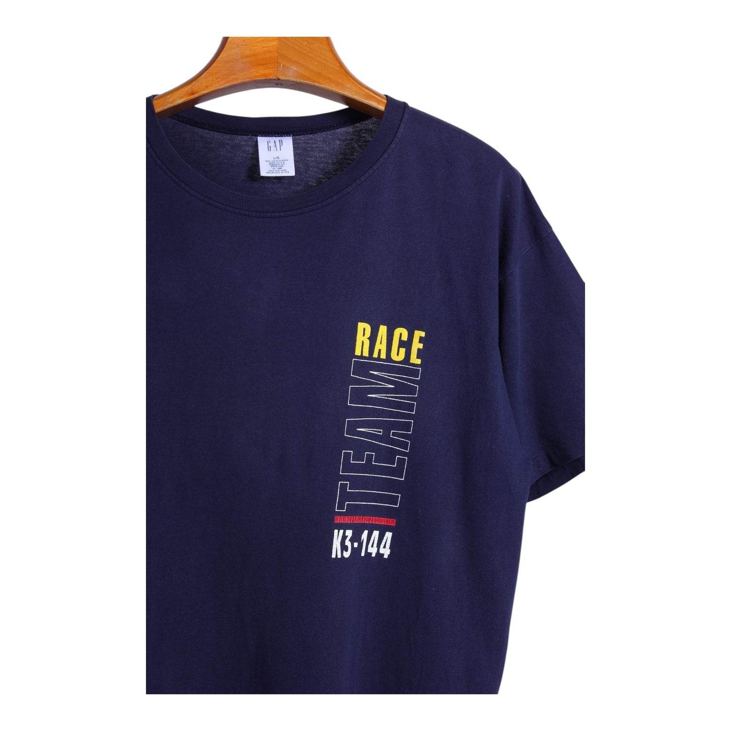 90s Gap crew race shirt XL