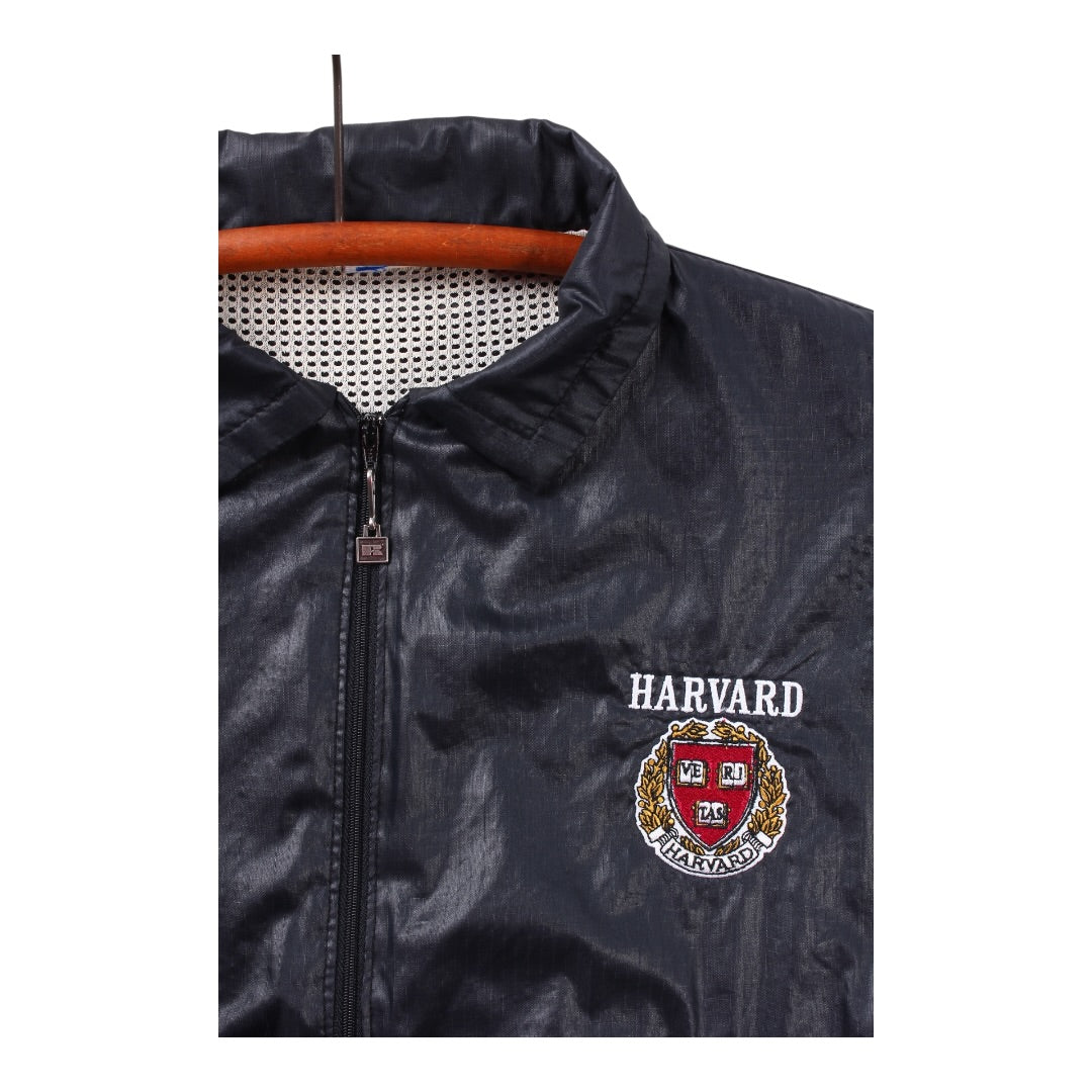90s Harvard windbreaker large