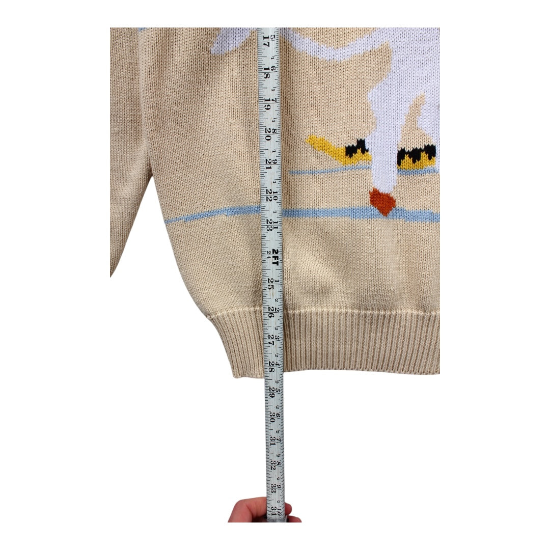 Cows cotton sweater large