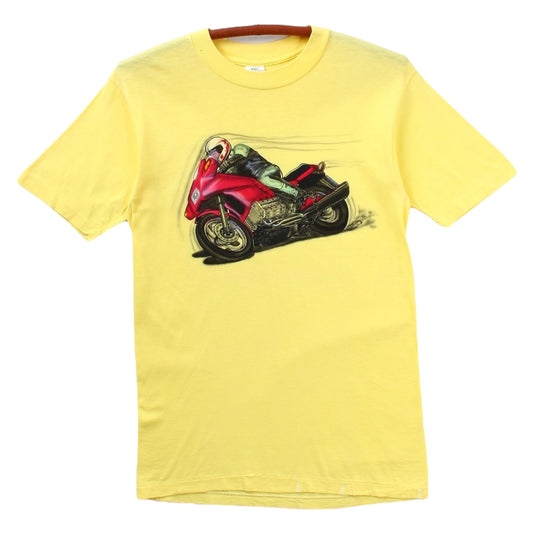 80s Airbrushed motorcycle tee XS