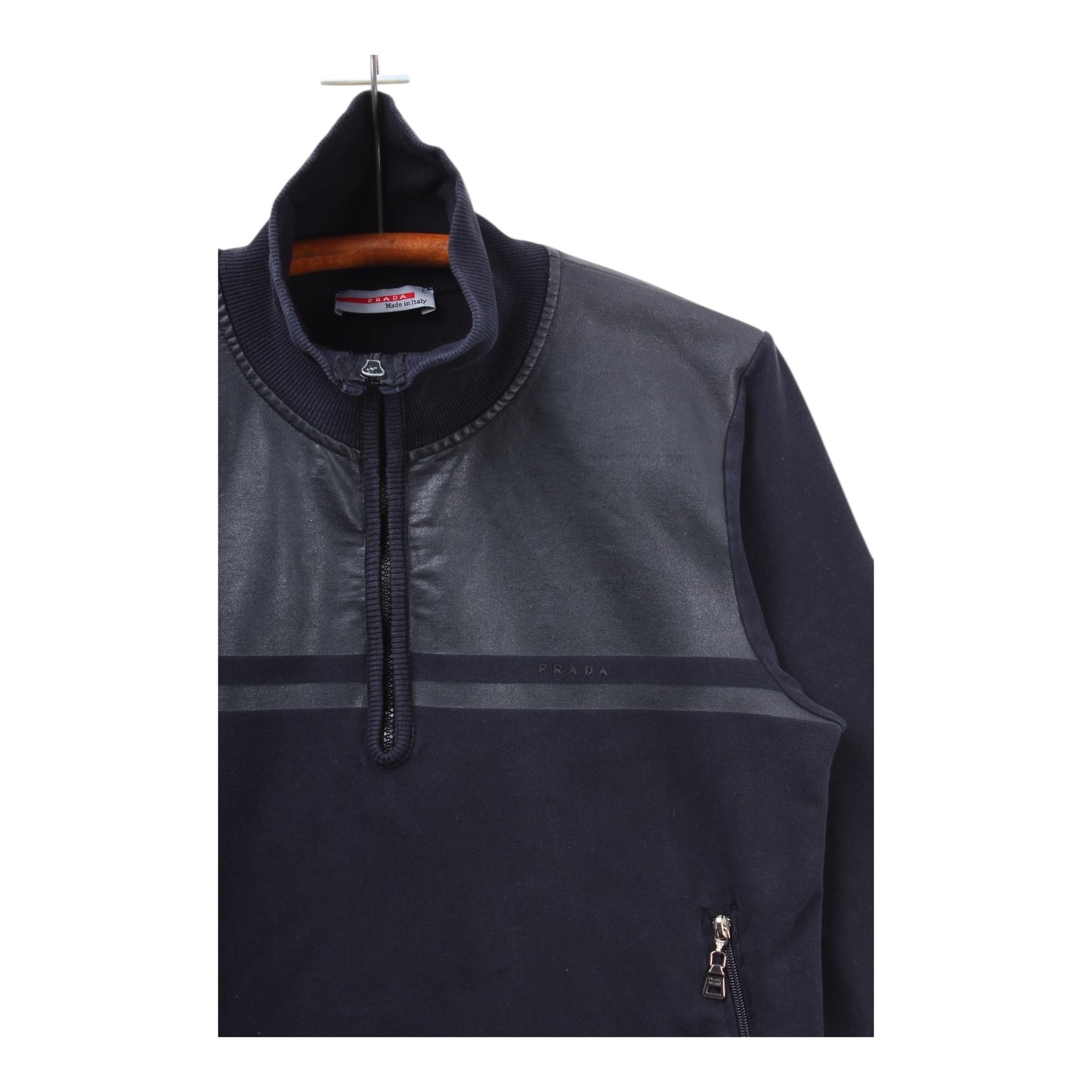 Prada zip sweatshirt Small