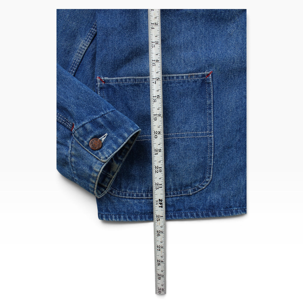 El Cisine denim chore coat small