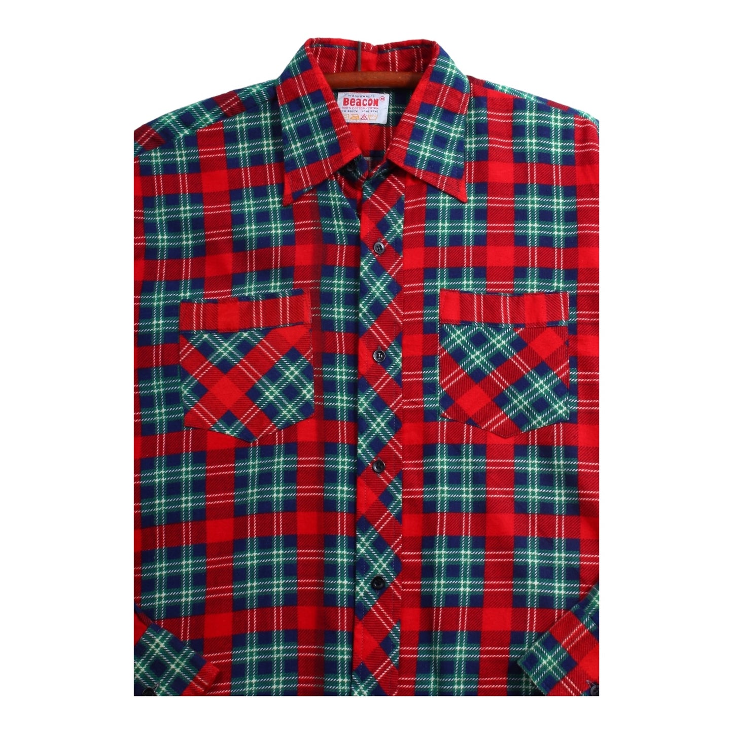 80s Christmas Flannel large