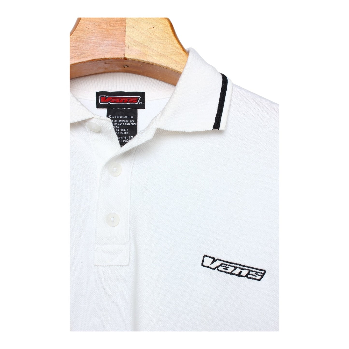 90s Vans polo shirt Large