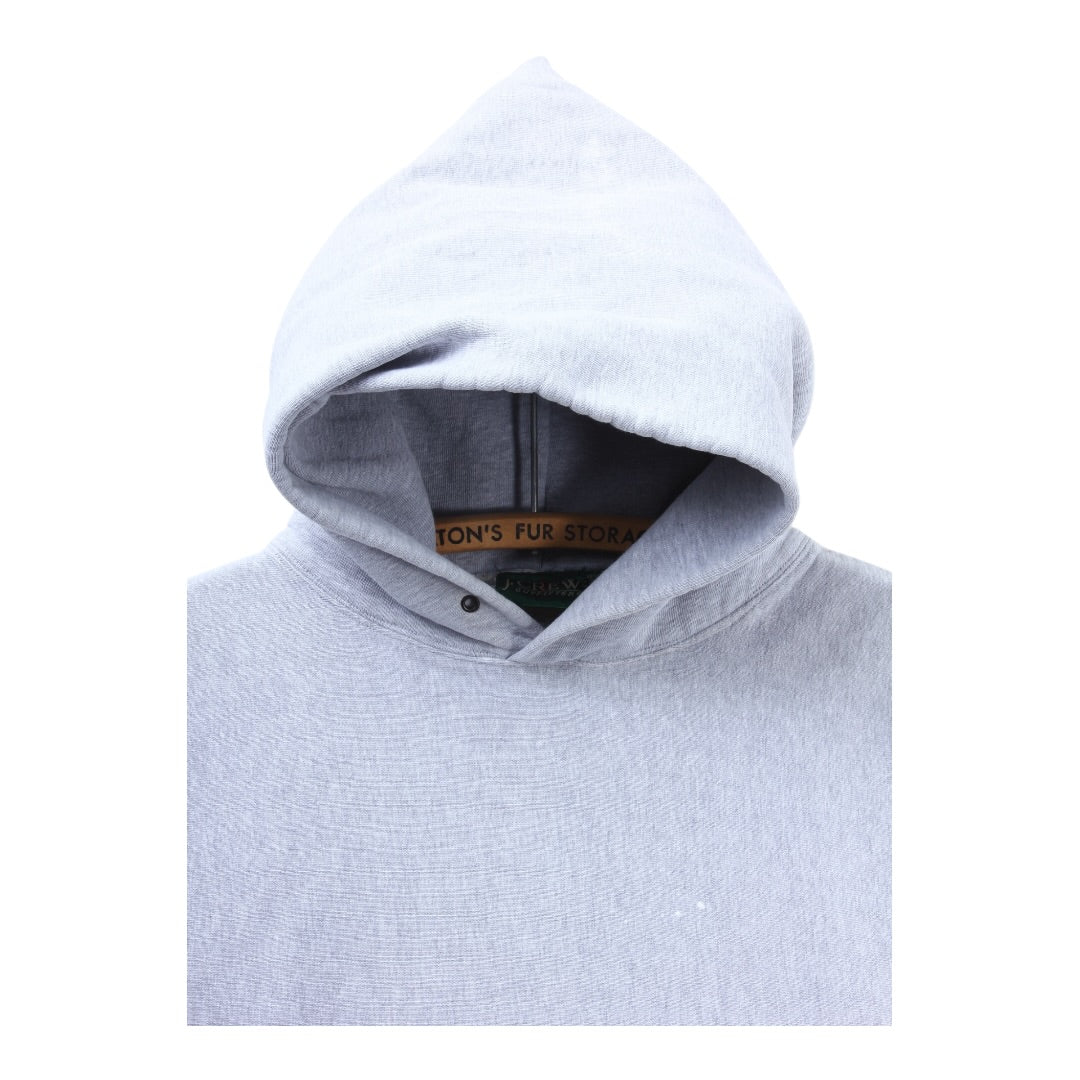 80s J crew reverse weave hooded sweatshirt large
