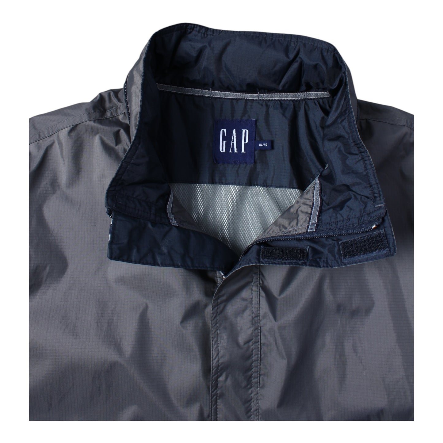 2000 Gap zip away hood tech jacket XL