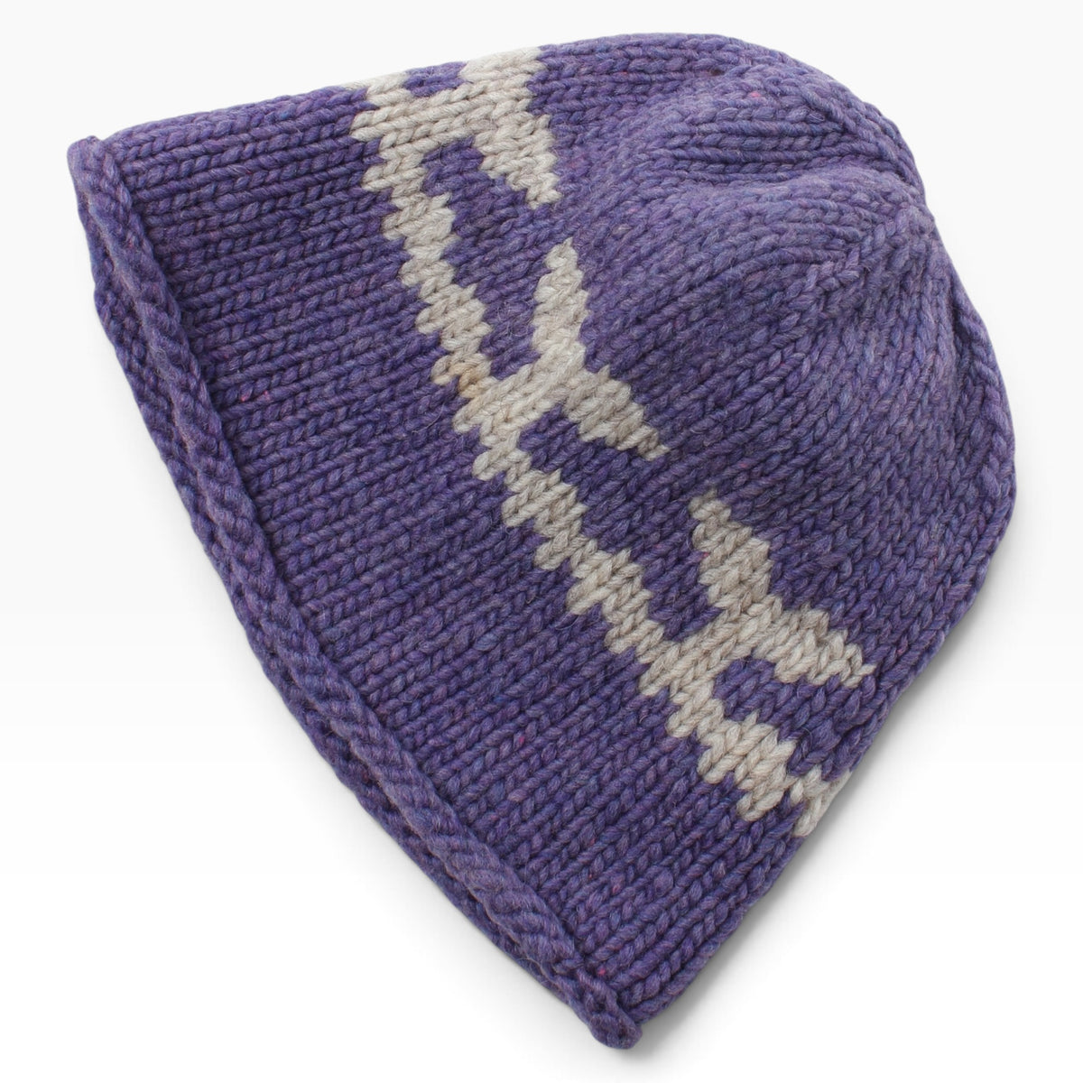 Whale tail wool beanie