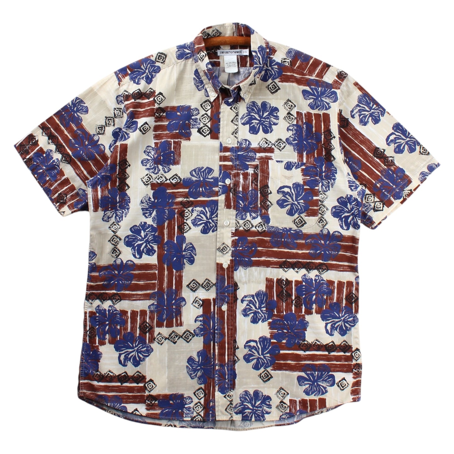 2000s Emporio armani button up shirt large