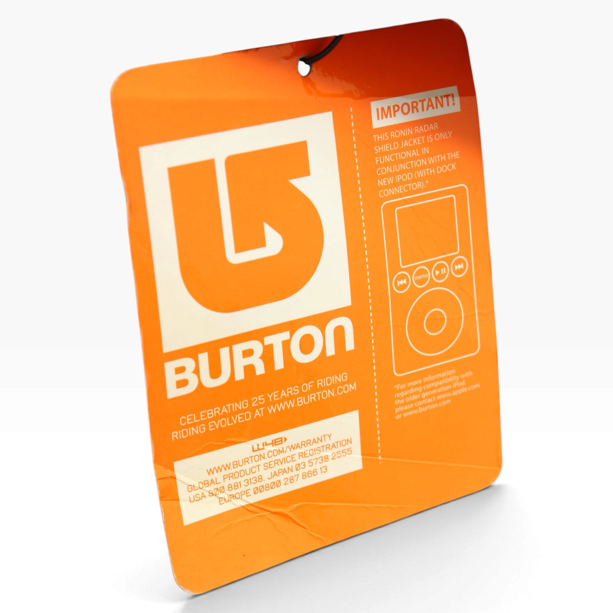 Burton Ronin 2 layer ipod jacket Large