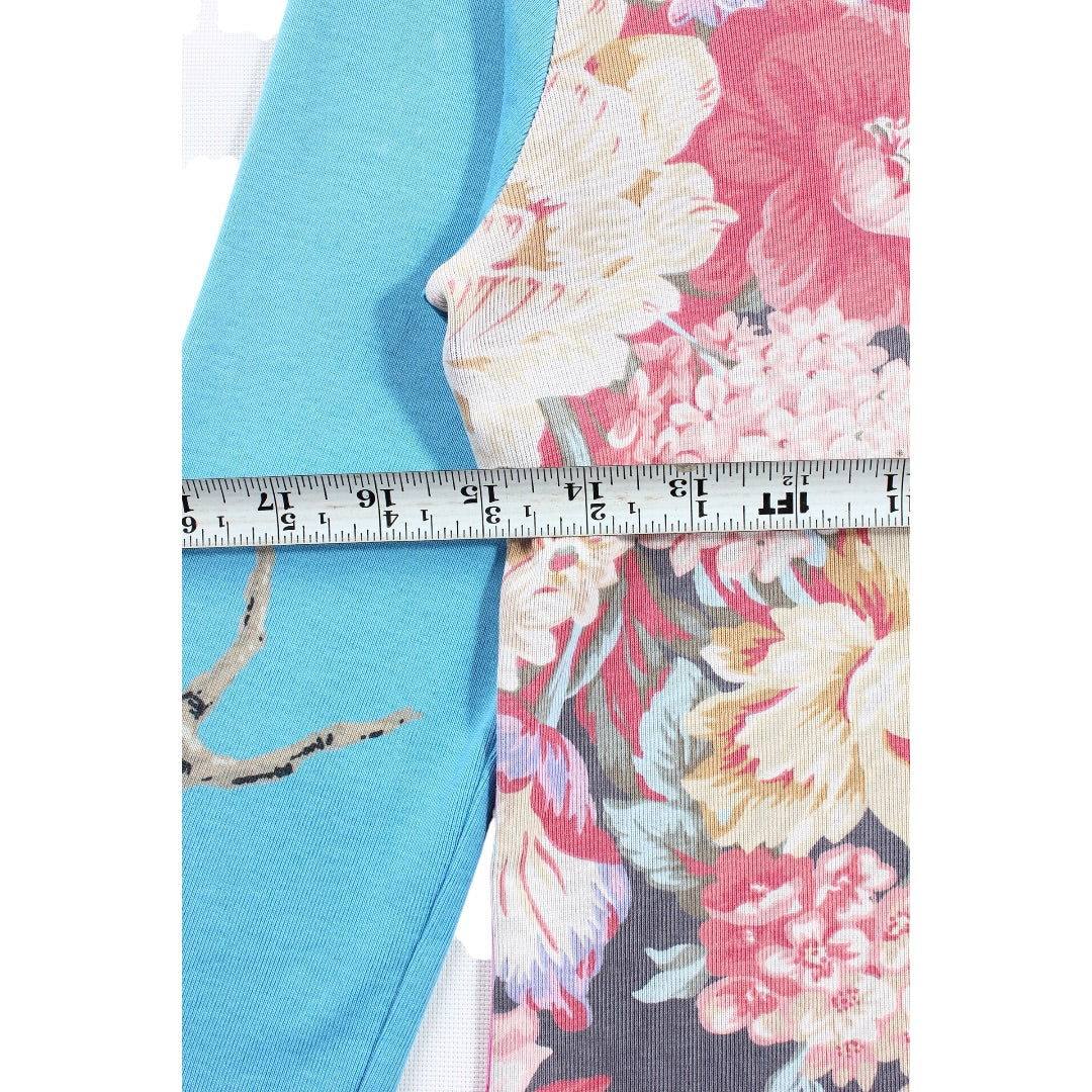 2000s Gap floral 3/4 sleeve XS